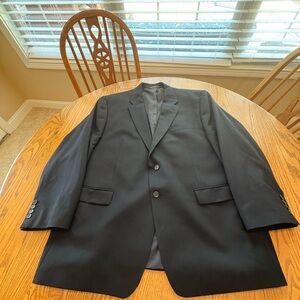 Lauren Ralph Lauren Blazer Mens 50R Navy Blue 2 Button Sport Coat Suit Jacket